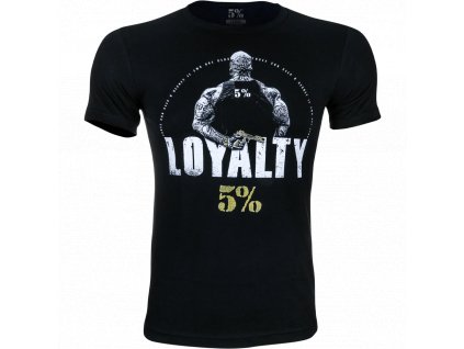 loyalty black t shirt 5percent nutrition 1