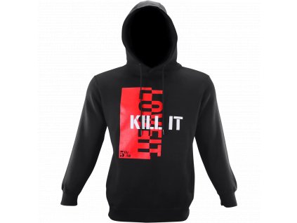 love it kill it block black pullover hoodie 5percent nutrition 1