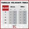 TABULAK VELIKOSTÍ TRIKA