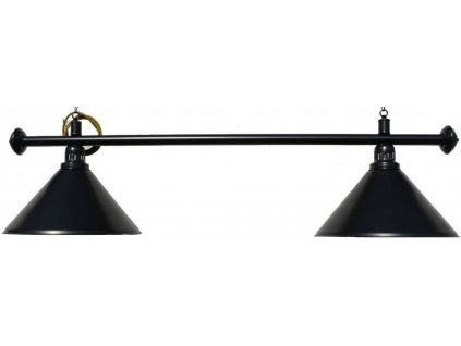 Kulečníková lampa BLACK 2, černé širmy