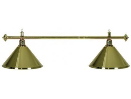 Kulečníková lampa GOLD 2, zlaté širmy