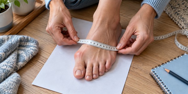 Hallux valgus: Wie passende Schuhe Druck mindern können