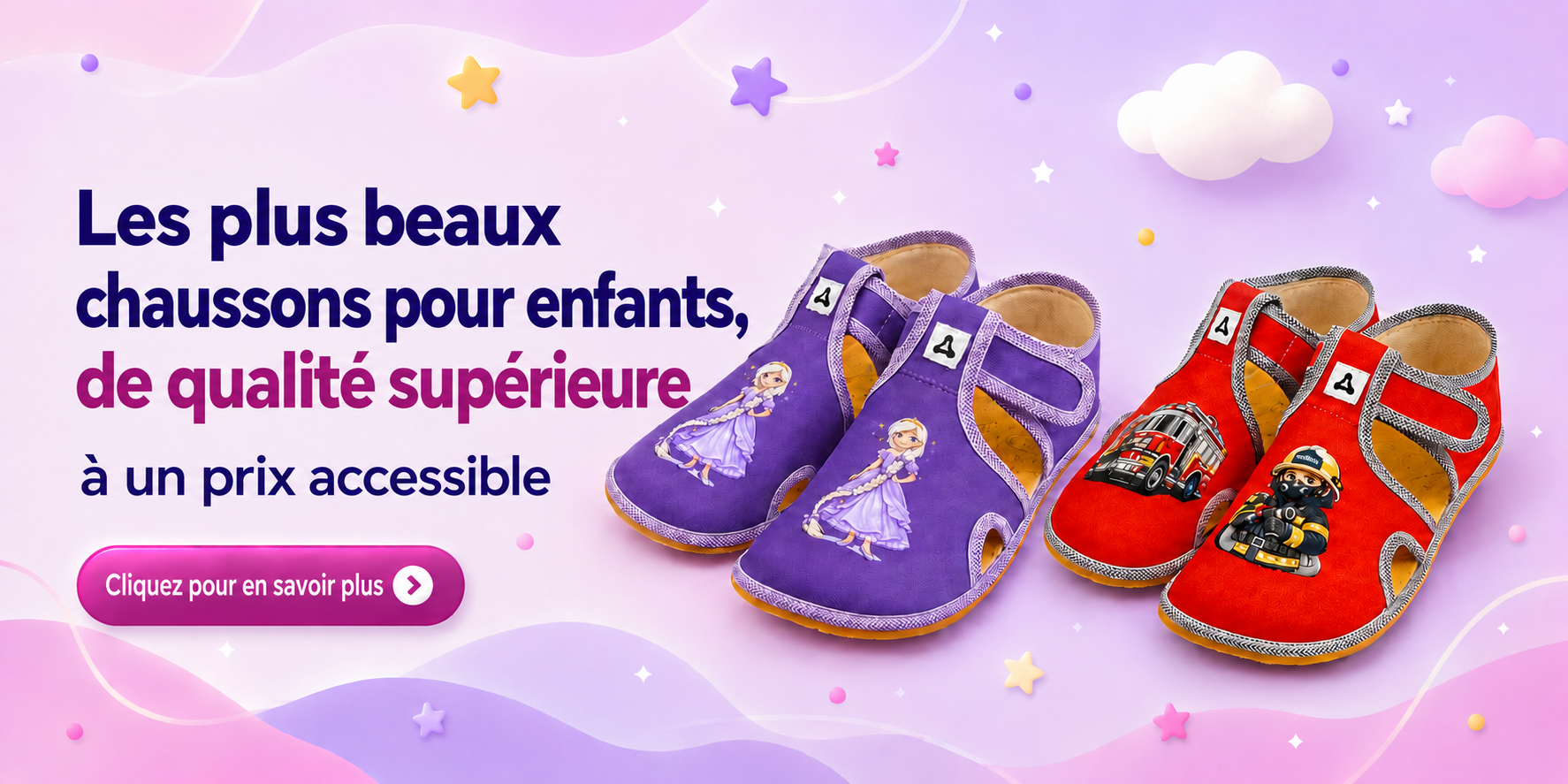Chaussons ANTAL pour enfants – qualité et beauté à un prix accessible