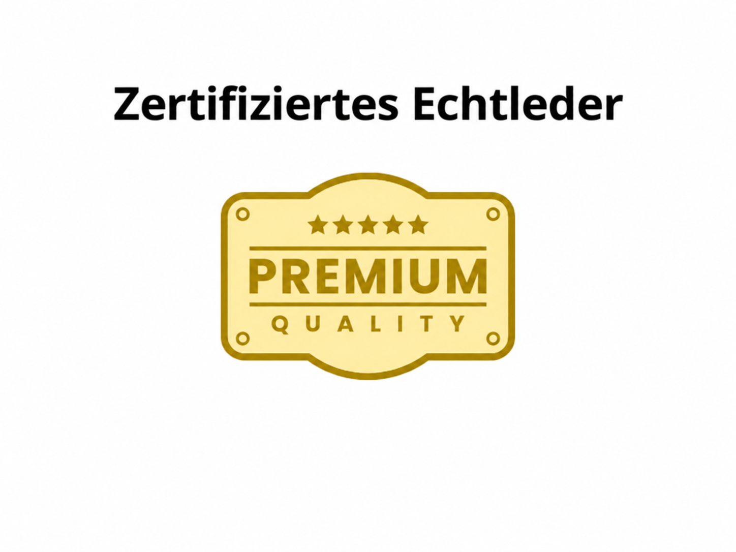 Zertifiziertes Echtleder
