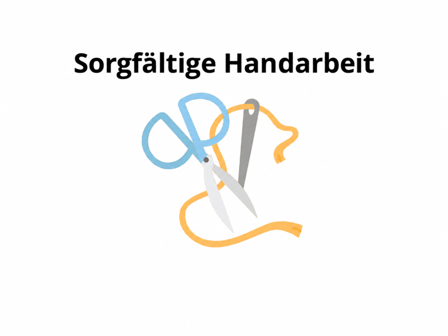 Sorgfältige Handarbeit