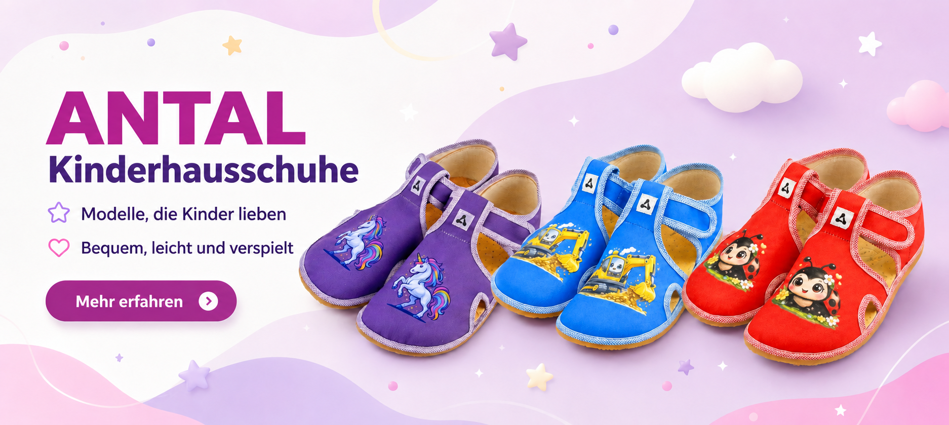 Antal – Kinderhausschuhe