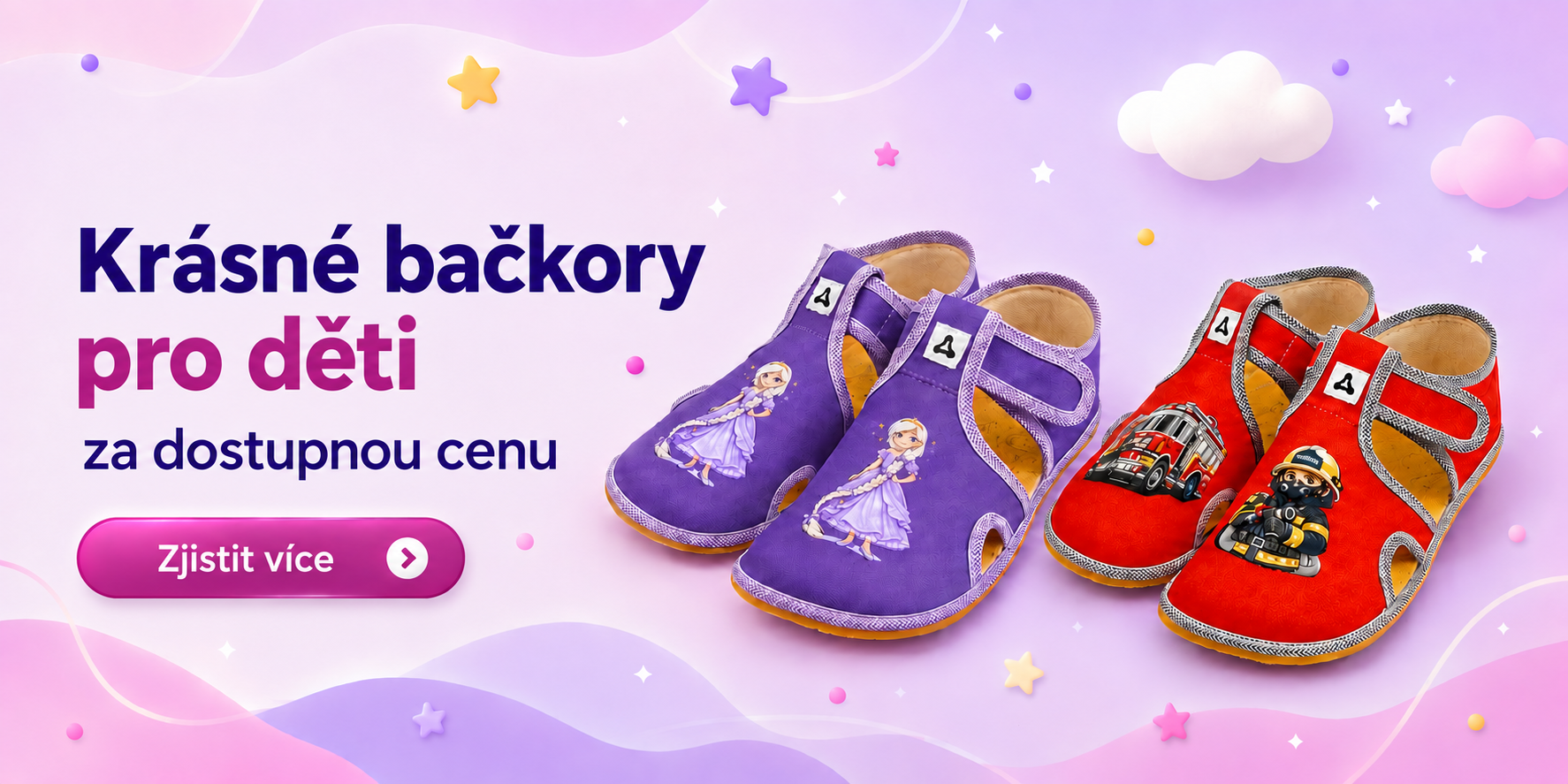 Antal – krásné dětské bačkory