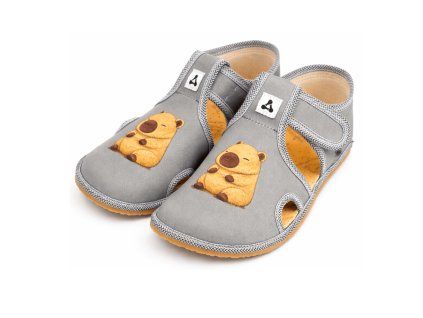 antal rascal kids slippers capybara grey