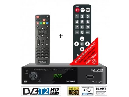 MASCOM MC721T2 plus HD DVB-T2 H.265/HEVC