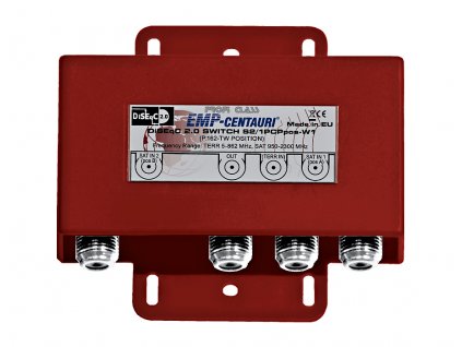 DiSEqC přepínač EMP-Centauri S2/1PCPpos-W1 (P.162-TW Position)