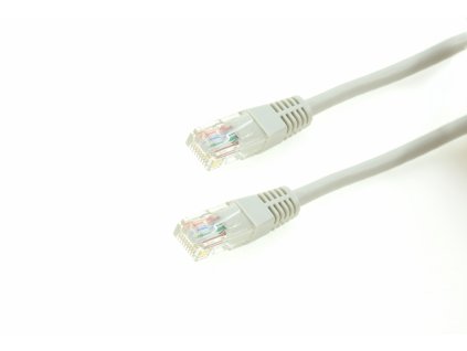 MicroConnect U/UTP kabel šedý, 0,5m, CAT5e