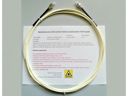 TELEVES 236107 optický kabel FC/PC 75m patch cord