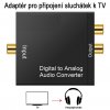 Adaptér Mascom DAC 01-LT pro připojení sluchátek k TV