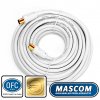 Mascom anténní kabel 7173-100EW, konektory IEC 10m