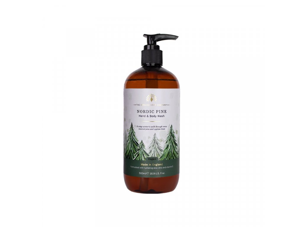 The English Soap Company flüssiges Hand- und Körpergel Nordic Pine 500 ml