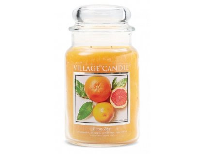 village candle citrus zest 602g