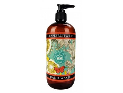 the english soap company hand wash grapefruit lily 500ml