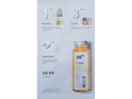 missha nutrition mask 3 steps