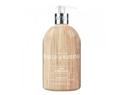 Baylis & Harding hand wash Oud Wood & Bergamot tekuté mýdlo na ruce 500ml