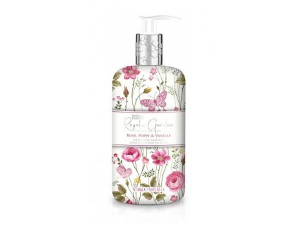 Baylis & Harding Royale Garden Rose, Mohn & Vanille Flüssigseife 500ml