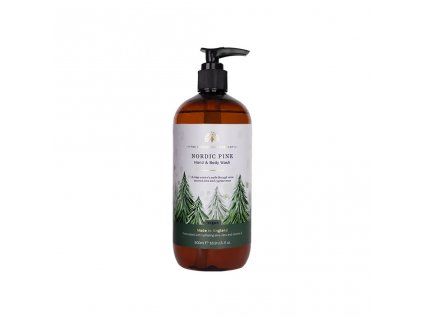 The English Soap Company flüssiges Hand- und Körpergel Nordic Pine 500 ml