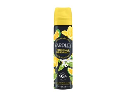 yardley freesia 75ml body fragrance