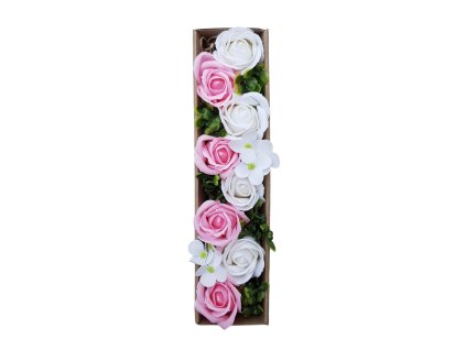 mydlovy box 7ks pink white