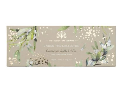 the english soap company under the mistletoe 3x100g