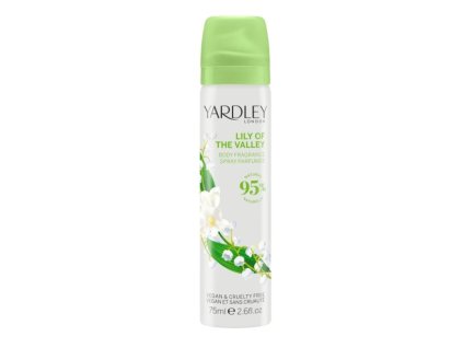 yardley body spray lily of the valley 75ml
