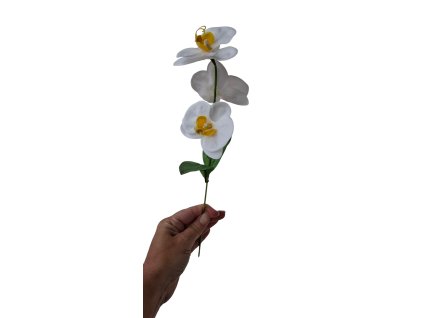 mydlova kytice orchidea bila1