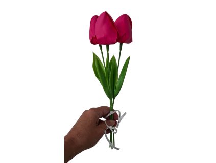 mydlove tulipany ruzove