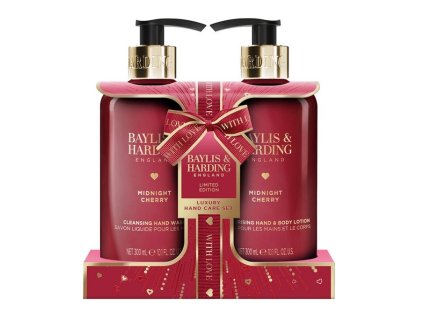 baylis harding midnight cherry hand set 2x300ml
