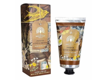the english soap company indian sandalwood hand cream 75ml
