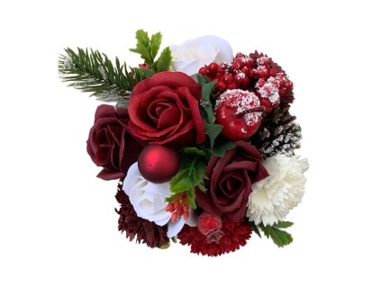 mydlova kytice vanovni bordo