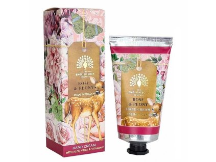 the english soap company rose peony hand cream 75ml