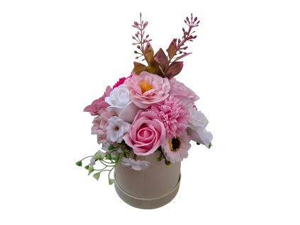 kytice z mydlovych kvetu perla x pink2