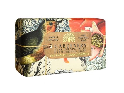 the english soap company gardeners pink grapefruit exfoliant mydlo 190g