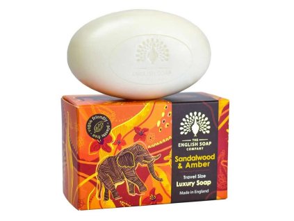 the english soap company sandalwood amber mydlo 100g