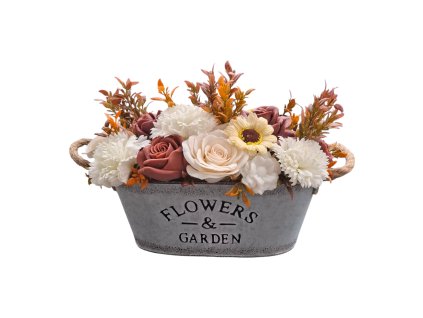 dekorace z mydel a mydlovych kvetu caffe latte 12