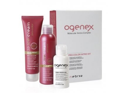 Inebrya Ogenex Pro-color Intro Kit sada pro ošetření barvených vlasů