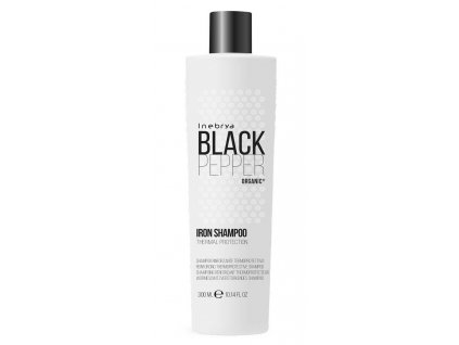 Inebrya Black Pepper Iron Leave-in Shampoo 300ml Bio-Shampoo für geschädigtes Haar