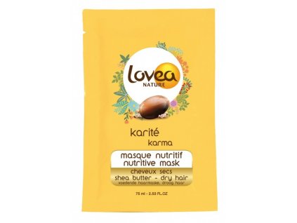 Lovea nature Karité 75ml Maske für trockenes Haar mit Sheabutter