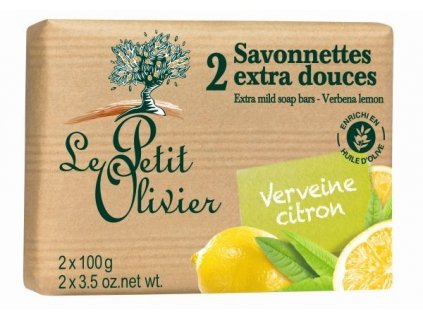 Le Petit Olivier Soap 2x100g Extra jemné mýdlo Citronový květ