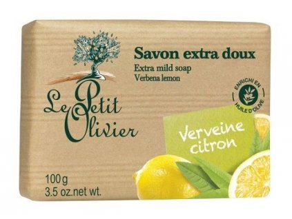 Le Petit Olivier Soap 100g Extra jemné mýdlo Verbena a citron