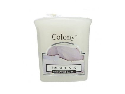 Colony votivní svíčka Fresh linen 50g