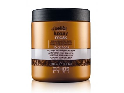 Echosline Seliár Luxury mask 1000ml hydratační minutová maska na suché a matné vlasy