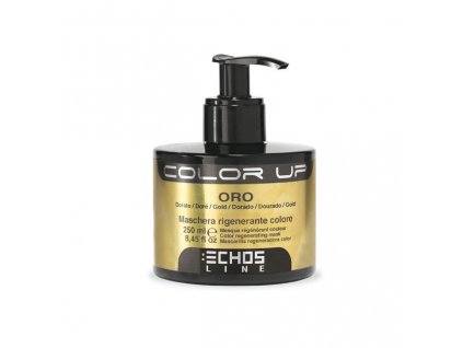 Echosline Color Up Gold 250ml barevná maska na vlasy zlatá - po expiraci