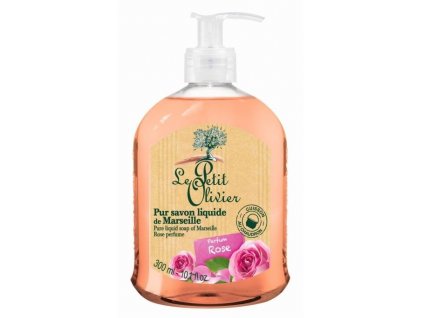 Le Petit Olivier Liquid Soap 300ml tekuté mýdlo Růže