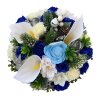 mydlova kytice vanocni modra