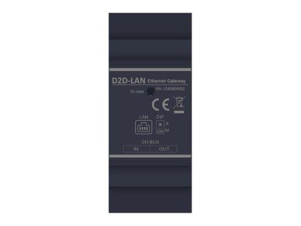 XtendLan digital D2 adaptér pro připojení systému do LAN  Adaptér, pro připojení systému do LAN, RJ-45, DIP switch, 24–28VDC, digital D2